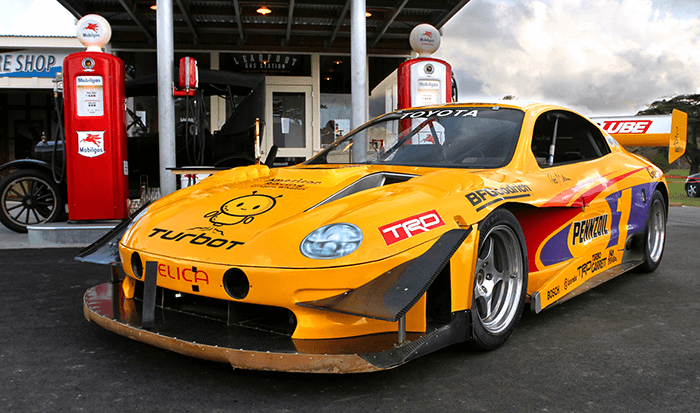 Turbot race car gas station