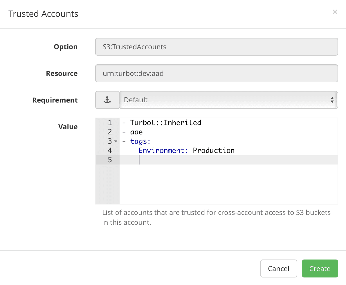 Options List with Tags