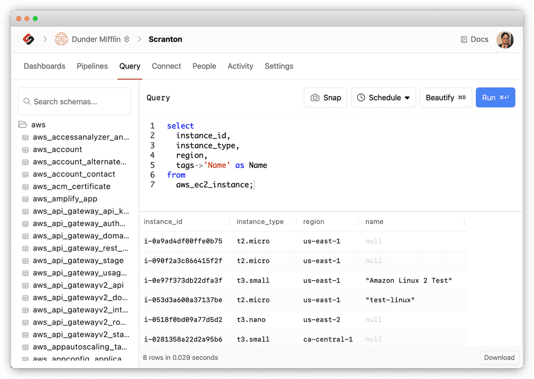 Talk SQL to Me