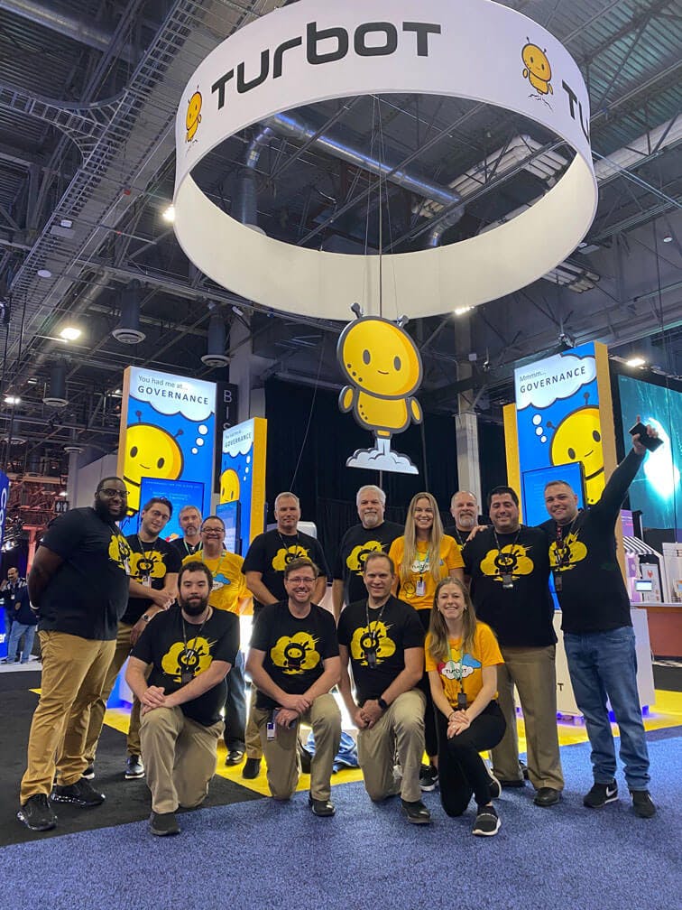 AWS re:Invent was bigger than ever in 2019. 60,000+ attendees made this an inspiring, educational & fun event! Turbot was very proud to be a returning Platinum sponsor. Our Turbot team members from the US, UK, Australia, and Canada were thrilled to be able to meet with our customers face to face.