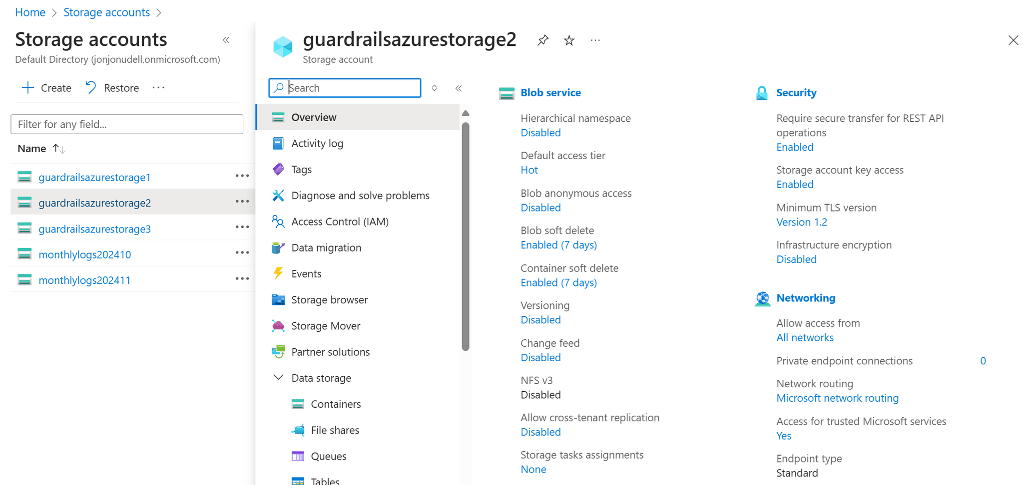 observe-azure-console-result